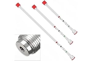 ZYNCUE 2-Pack Airless Paint Sprayer Tip Extension Rod C 25cm/30cm/50cm Aluminum Alloy & Stainless Steel, for, Titan, Wagner