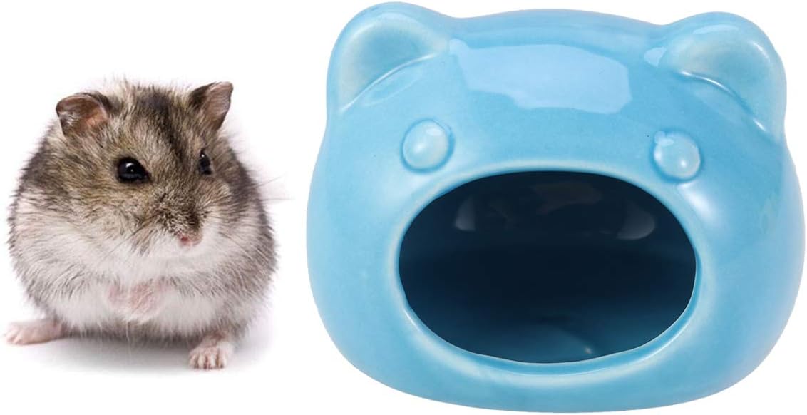 Balacoo Ceramic Hamster Hideout NestHamster Sand BathChinchilla Dust