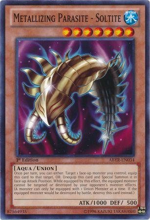 Yu-Gi-Oh! - Metallizing Parasite - Soltite (ABYR-EN034) - Abyss Rising - 1st Edition - Common