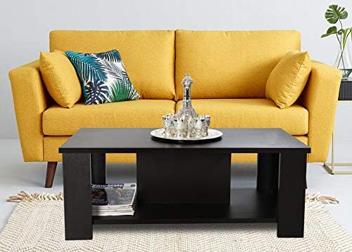 ComfyBean - Rinen - Center Table - Engineered Wood - Coffee Table (Color - Dark Wenge)