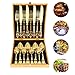 16-Piece Gold Flatware Silverware Set,Heavy Duty Stainless Steel Flatware Service for 4,Cutlery Include Knife/Fork/Spoon/Coffee Spoon,Mirror Polished, Dishwasher Safety