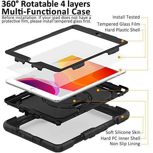 iPad 9th/8th/7th Generation Case, iPad 10.2 Case 2021/2020/2019, [Kid