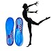 KevenAnna Sports Gel Insoles and shoe inserts for Women and Men Comfort Shoe Insoles arch support for Walking Hiking Plantar Fasciitis Heel Spur Foot Pain (US Women's (6 - 10))