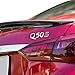 GearLiv Spoiler, Carbon Fiber Spoiler for Infiniti Q50 Q50S 2014-2019 Carbon Fiber Rear Lip Trunk Spoiler, Factory Style