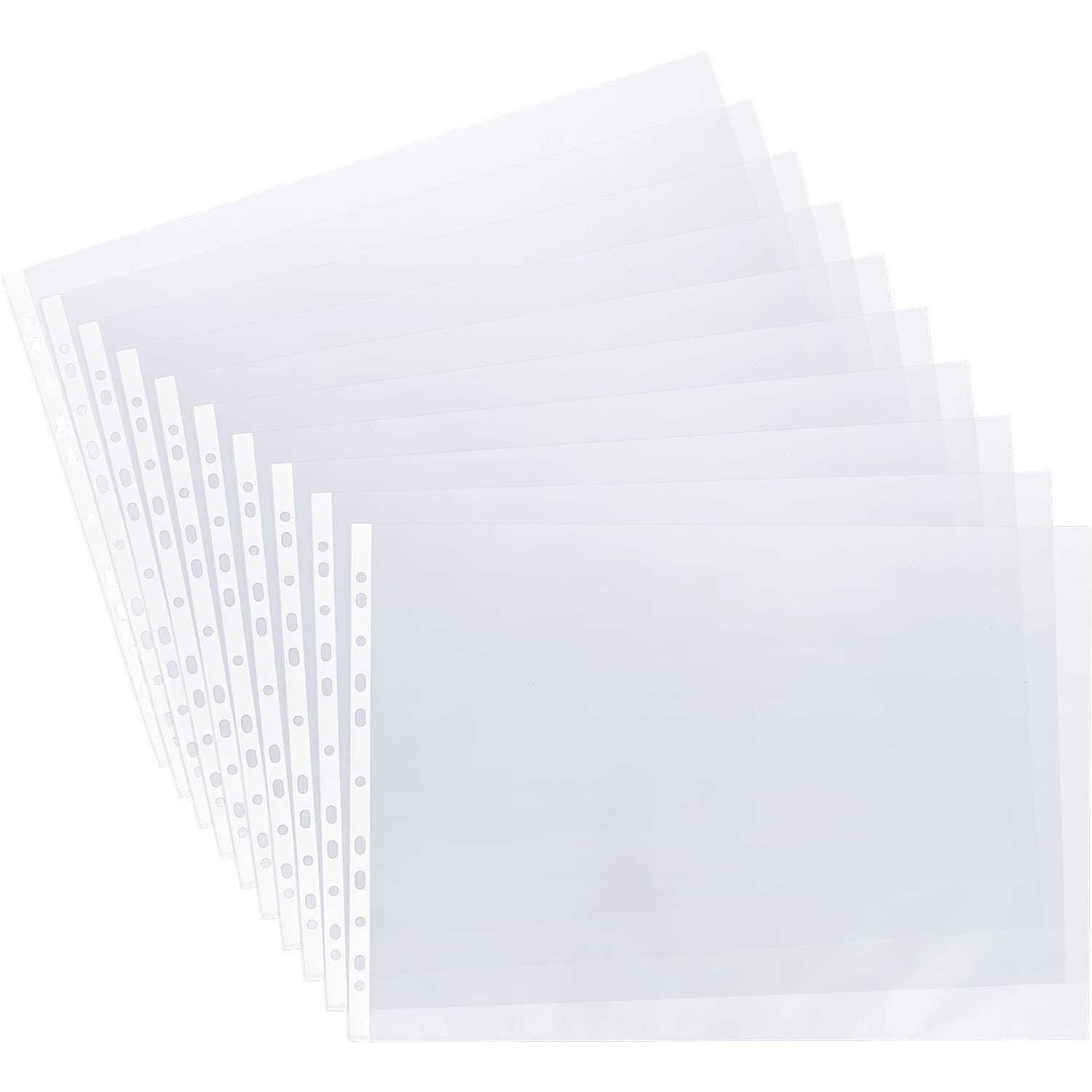 grafoplas 5571800 – Covers with Drills in Polypropylene embolsadas, DIN A3 Landscape, Color Transparent