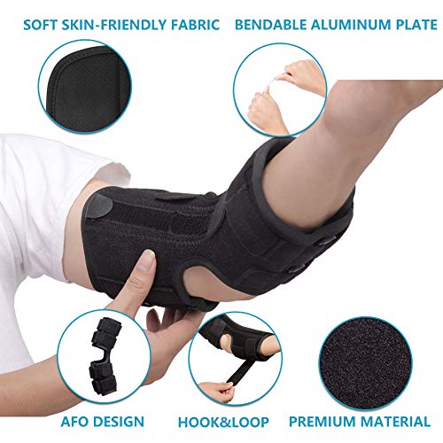 Elbow Brace for Cubital Tunnel Syndrome, Adjustable Support Angle Elbow