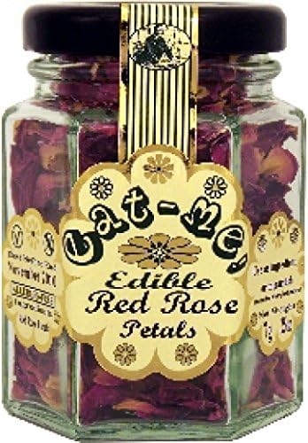 Edible Small Red Rose Petals - 1.8litre