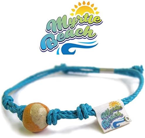 Earth Bands Myrtle Beach South Carolina Anklet Blue