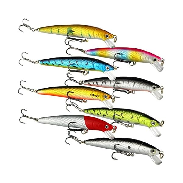 Laimeng8pc-Minnow-Hooks-Plastic-Fishing-Lures-Baits