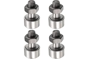 HiPicco Cam Follower Needle Roller Bearing, CF12/KR30 30mm Roller Diameter Stud Type Track Cam Followers for Machine Tool Gui