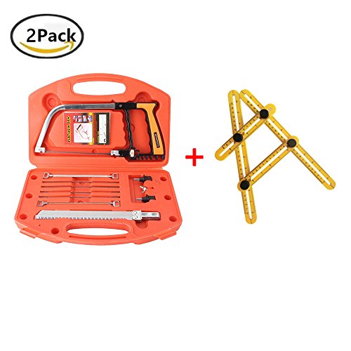 Magic handsaw+angle tool set,15 in 1 multi purpose diy bow saw ha…
