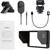 Atomos Creator Kit for 5-Inch Monitors (Shinobi II/GO and Ninja TX) | Mount with Mini Tools, Eliminator Stand, 12V 3A AC-DC Power Adaptor, 4K60 HDMI Locking Cable (Full to Full, 30cm, 60fps
