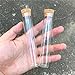 22120mm 30ml Empty Glass Transparent Clear Bottles with Cork Stopper Glass Vials Jars Storage Bottles Test Tube Jars 24pcs (24, 30ml)