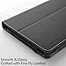 Poetic SlimFolio case for All-New Amazon Fire HD 8 Tablet (7th and 8th Generation, 2017 and 2018 Release) - Slim Leather Stand Folio Smart Cover Case with Auto Wake/Sleep - Black