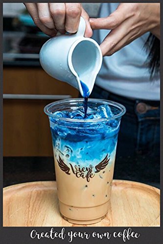 4 Premium+Organic+Butterfly+Flowers+Beverage