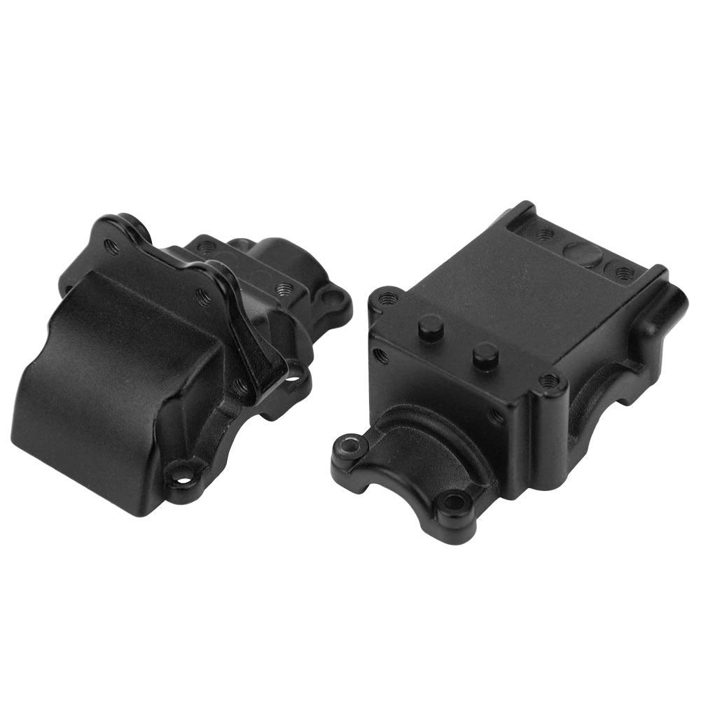 VGEBY RC Gearbox Cover, Aluminum Alloy Gear Box Shell Cover Differential Housing Fit for 144001 Remote Control Car Model(Black) Car Model Accessory Model Toy