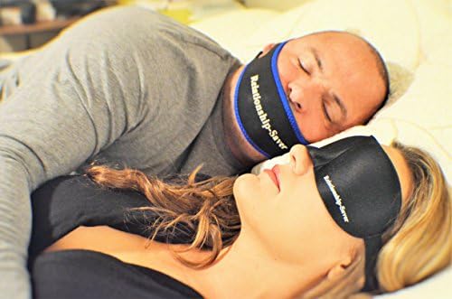 Stop Snoring !!! Simply the Best Sleep Mask&amp; Ear Plugs for Her to Enjoy &amp; Stop Snoring Strap for Him- Includes Eye mask, Woman's Ear Plugs &amp; Stop Snoring Strap - Never hear him Snore again