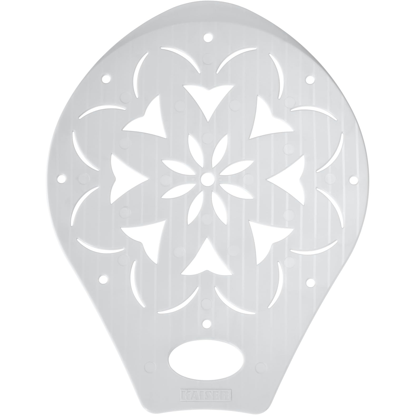 ORIGINAL KAISER Kaiser Classic Cake Lifter Stencil Design 'Patisserie' 37cm, Flattened Edge Plastic, Dishwasher Safe, With Attachment Eye