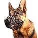 Basket Cage Dog Muzzle Size 1 -XX SMALL - Adjustable Straps - BLACK, by Downtown Pet Supply