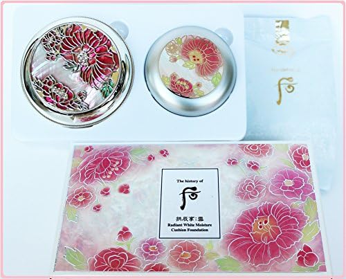 The History of Whoo Gongjinhyang-Seol Radiant White Moisture Cushion (SPF 50+/PA+++ No.23) Special Limited Edition Set and Hair Tie 1pc