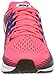 NIKE Women's Air Zoom Pegasus 34 Running Shoes (8 B US, Solar Red/Metallic Silver)