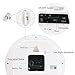 UYIKOO Upgraded 1080P WiFi Wall Clock Camera IP DVR Security Cam Surveillance Cameras P2P Real-time Video Remote View on Your Phone With Motion Detection
