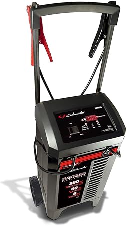 Schumacher SC1400 6/12V Wheeled Fully Automatic Battery Charger and 200