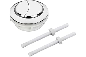 ALOVEXIONG 58mm/2.3" Toilet Push Thread Diameter Dual Push Flushing Button Adjustable Toilet Water Tank Button,Compatible with Glacier Bay Aquasource TOTO, American Standard, KOHLER