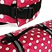 HAOCOO Dog Life Jacket Vest Saver Safety Swimsuit Preserver with Reflective Stripes/Adjustable Belt Dogs?Pink Polka Dot,XXS