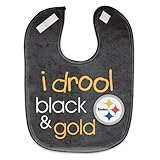 Pittsburgh Steelers NFL Football Full Color Mesh Baby Bibs I Drool