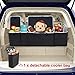 MODOKIT Large Trunk Organizer with Cooler for Car SUV Van Auto, Trunk Storage Container Durable Lids, Adjustable Straps and Large Pockets Accessories