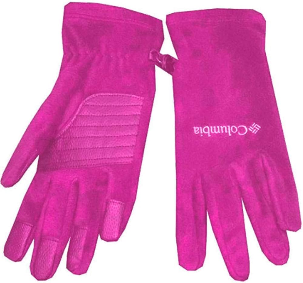 Columbia Women Agent Heat II OmniHeat Thermal Reflective Fleece Gloves (M, Pink) at Amazon