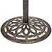 Best Choice Products Outdoor Round Bar Height European Style Cast Aluminum Bistro Table, Copper