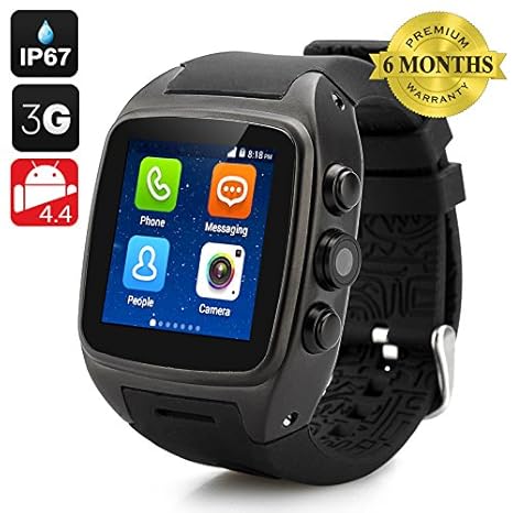 iMacwear M7 Smart Watch Phone - IP67 Waterproof Rating, 1.54 Inch ...