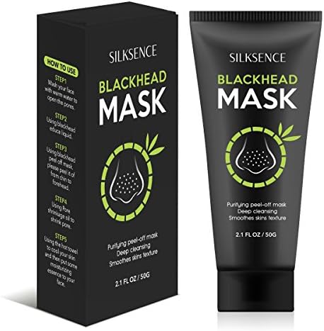 SILKSENCE Blackhead Remover Mask, Deep Cleansing Purifying Peel Off Black Mask (50ml) (50ml)