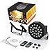 24LED Par Light Battery Powered - 24W RGBW Rechargeable Battery Stage Par Light Sound Activated Auto Play by Remote DMX Control Uplighting for Music Dance Wedding Party Church Easter Day Decoration