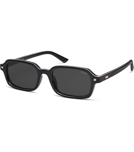 Amazon.com: AIRE Ceres Sunglasses - Black, Rectangle, Unisex