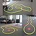 Office Golf - Cosmic Putting Mini Golf Game - Offers Unlimited Hole Design Potential - Works on Carpet or Putting Green - Glows in Black Light - Unique, Inspiring Fun (Orange)