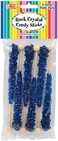 Squire Boone Village Dark Blue Raspberry Rock Candy (6)