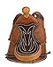 AJ Tack Wholesale Miniature Decoration Horse Saddle Tooled Leather 5″ Seat Western Novelty Dark Brownthumb 1