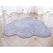 Dulcii Cloud Shape Kids Rugs, Soft Baby Floor Play Mat Area Rugs for Boys and Girls Bedroom and Playroom Kids Home Decor Carpet, Large Nursery Mat 40x25.6 inch, Grey