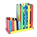 PAXCOO 100Pcs 6” Popcicles Sticks Jumbo Craft Sticks Colored and Natural for Craft