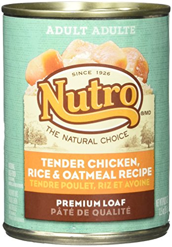 Nutro 50411561 Tender Chicken, Rice & Oatmeal Recipe Can Dog Food, 12 Ea/12.5Oz