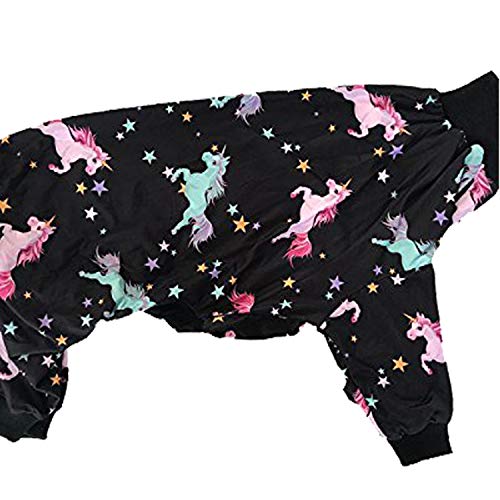 Tooth-and-Honey-Pit-Bull-PajamasUnicorn-Dog-PajamasLightweight-Pullover-PajamasFull-Coverage-Dog-pjsUpdated-FIT
