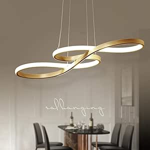 LED 60W luz pendiente moderna Colocación de falso techo de iluminación