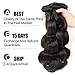 Peruvian Body Wave Virgin Hair Bobofun Peruvian Human Hair Body Wave Bundles 8A Grade 100% Unprocessed Hair Extensions Natural Color Mix Length