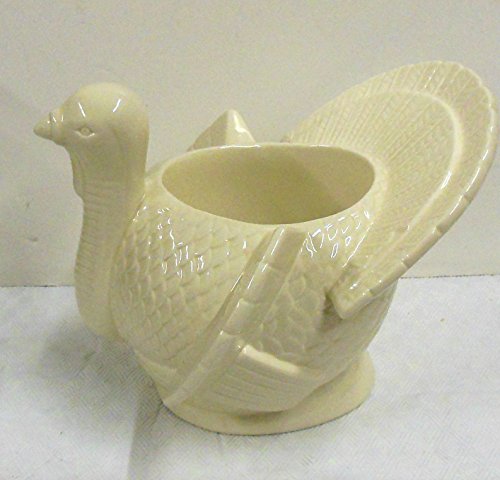 Bath and Body Works Turkey 3 Wick Ceramic Candle Holder Centerpiece Luminary NEW