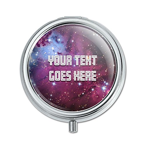 Graphics and More Personalized Custom Fox Fur Nebula Galaxy Space Any Occasion Pill Case Trinket Gift Box