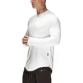 Mens Gym Workout Slim Fit Short Sleeve T-Shirt Cotton Performance Athletic Shirts Running Fitness Tee Loungewear