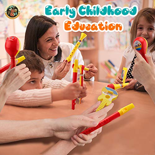 image for Jeicy Toddler Musical Instruments,20PCS Wind Brass Instruments Toys fo